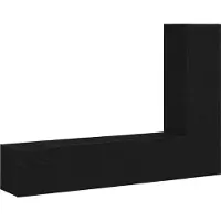 vidaXL Ensemble de meubles TV 4 pcs noir imitation chêne 130,5 x 30 x 140 cm