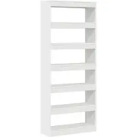 vidaXL Bibliothèque / Séparateur de pièce blanche 80x30x198 cm