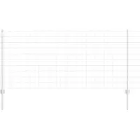 vidaXL Clôture en fil de fer soudé 10 x 1 m (L x H) en acier galvanisé à chaud