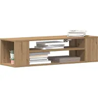 vidaXL Meuble TV en chêne Artisan, 100 x 30 x 26,5 cm, aggloméré