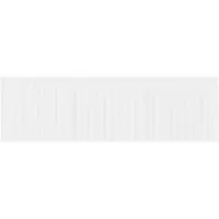 vidaXL Rideau en Dentelle Floral Blanc 180 x 900 cm Polyester