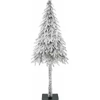 vidaXL Sapin de Noël artificiel Blanc 76 x 76 x 180 cm