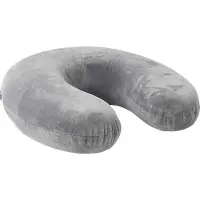 vidaXL Oreiller Avec Oreiller Gris 27 X 27 X 8,5 Cm Velours