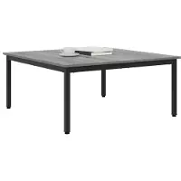 vidaXL Table basse Gris Sonoma 100 x 100 x 45 cm Bois d'ingénierie