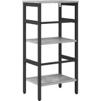 vidaXL Étagère Gris Sonoma 40 x 29,5 x 81 cm Bois d'ingénierie