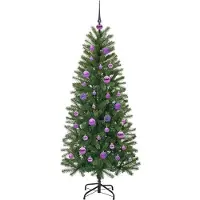 vidaXL Sapin de Noël artificiel avec 150 LED Vert 150 cm PE et PVC