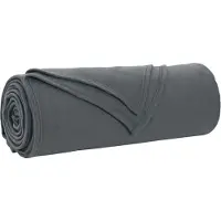 vidaXL Jeté Gris Foncé 210 X 140 Cm Toison