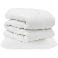 vidaXL Ensemble de literie comprenant 2 taies d'oreiller, blanc, microfibre