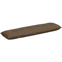 vidaXL Coussin De Dos Marron 180 X 19 X 50 Cm Tissu