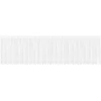 vidaXL Rideau En Dentelle Blanc 600 X 100 Cm Polyester