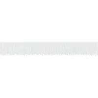 vidaXL Rideau en Dentelle Floral Blanc 100 x 1200 cm Polyester