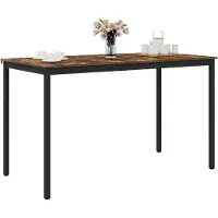 vidaXL Table haute en aggloméré, rectangulaire