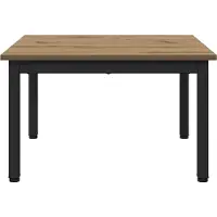 vidaXL Table basse artisanale chêne 60 x 60 x 36 cm bois composite