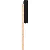 vidaXL Tête de lit rembourrée avec tête de lit marron et noir 80 cm
