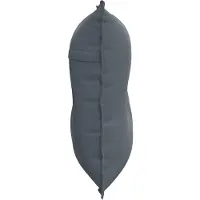 vidaXL Coussin dorsal gris foncé 80 x 50 cm Tissu velours côtelé