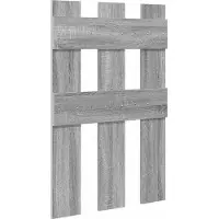 vidaXL Porte-manteau mural Montage mural Sonoma gris 65 x 3 x 100 cm