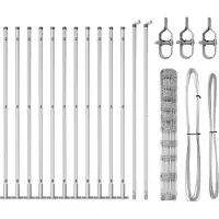 vidaXL Clôture en fil de fer soudé avec socle en béton 25 x 1,2 m (L x H)
