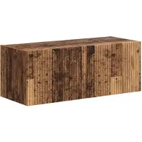 vidaXL Ensemble d'armoires TV mural 4 pcs Bois ancien