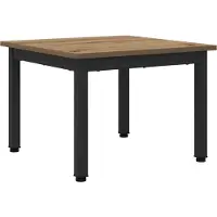 vidaXL Table basse artisanale chêne 50 x 50 x 36 cm bois composite