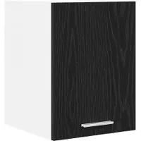 vidaXL Armoire suspendue Riga Chêne noir et Blanc 30 x 31 x 40 cm