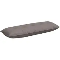 vidaXL Coussin de Dos Taupe 140 x 19 x 50 cm tissu