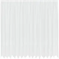 vidaXL Rideau en Dentelle Floral Blanc 245 x 400 cm Polyester
