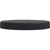 vidaXL Housse de Table Extérieure Noir 62 x 62 x 10 cm Tissu 210D
