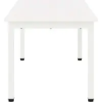 vidaXL Table basse blanche 100 x 50 x 45 cm Pin massif