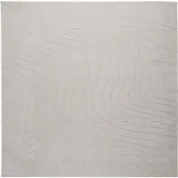 vidaXL Tapis de salon PALMERAS Crème 200 x 200 cm Polyester