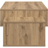 vidaXL Table basse en chêne Artisan 105 x 50 x 32,5 cm Bois composite