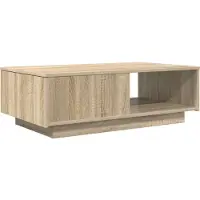 vidaXL Table basse en chêne Sonoma 95 x 55 x 31 cm Bois composite