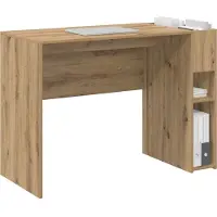 vidaXL Bureau , style artisan, bois imitation chêne, 109 x 50 x 78 cm