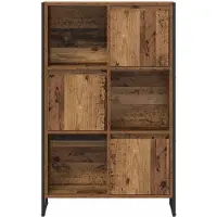 vidaXL Bibliothèque Bois Ancien 68 x 30 x 108.5 cm Bois d'ingénierie