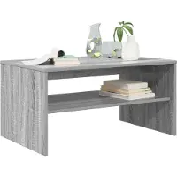 vidaXL Table basse gris Sonoma 80 x 50 x 40 cm Bois composite