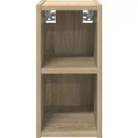 vidaXL Armoire suspendue Chêne Sonoma 20 x 29,5 x 40 cm Matériau dérivé du bois