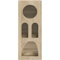 vidaXL Meuble de rangement ELST, chêne Sonoma, 40 x 35 x 100,5 cm, panneaux de particules