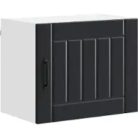vidaXL Armoire murale LUCCA, noire, 50 x 31 x 40 cm, aggloméré