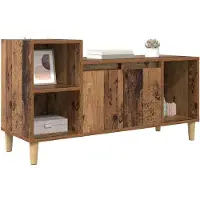 vidaXL Armoire TV vieux bois 100 x 35 x 55 cm Bois composite