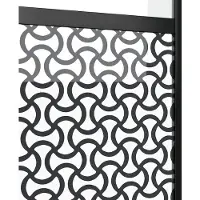 vidaXL Porte vitrée noire 102,5 x 2 x 205 cm en aluminium