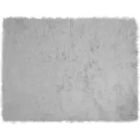 vidaXL Tapis en Peau de Mouton Synthétique Gris 240 x 340 cm Polyester