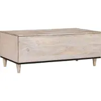 vidaXL Table basse beige 100 x 54 x 40 cm en aggloméré