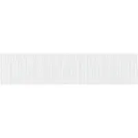vidaXL Rideau en Dentelle Floral Blanc 180 x 1200 cm Polyester