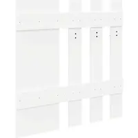 vidaXL Porte-manteau mural Blanc 100 x 10 x 100 cm Bois d'ingénierie