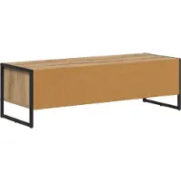vidaXL Armoire TV artisanale en chêne 100 x 36,5 x 30,5 cm