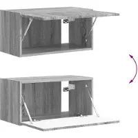 vidaXL Meuble TV 5 pièces Bois gris Sonoma