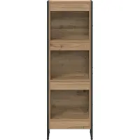 vidaXL Bibliothèque Chêne artisan 80 x 30 x 155 cm Bois d'ingénierie