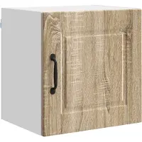 vidaXL Armoire murale PORTO, lot de 2, chêne Sonoma, 40 x 31 x 40 cm
