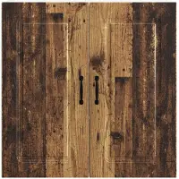 vidaXL Façade de lave-vaisselle Kalmar, bois vieilli, 80 x 31 x 80 cm