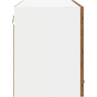 vidaXL Armoire suspendue avec porte Riga Bois Ancien 60 x 31 x 40 cm