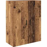 vidaXL Meuble haut, 2 pièces, bois d'œuvre, 69,5 x 34 x 180 cm, matériau de bois